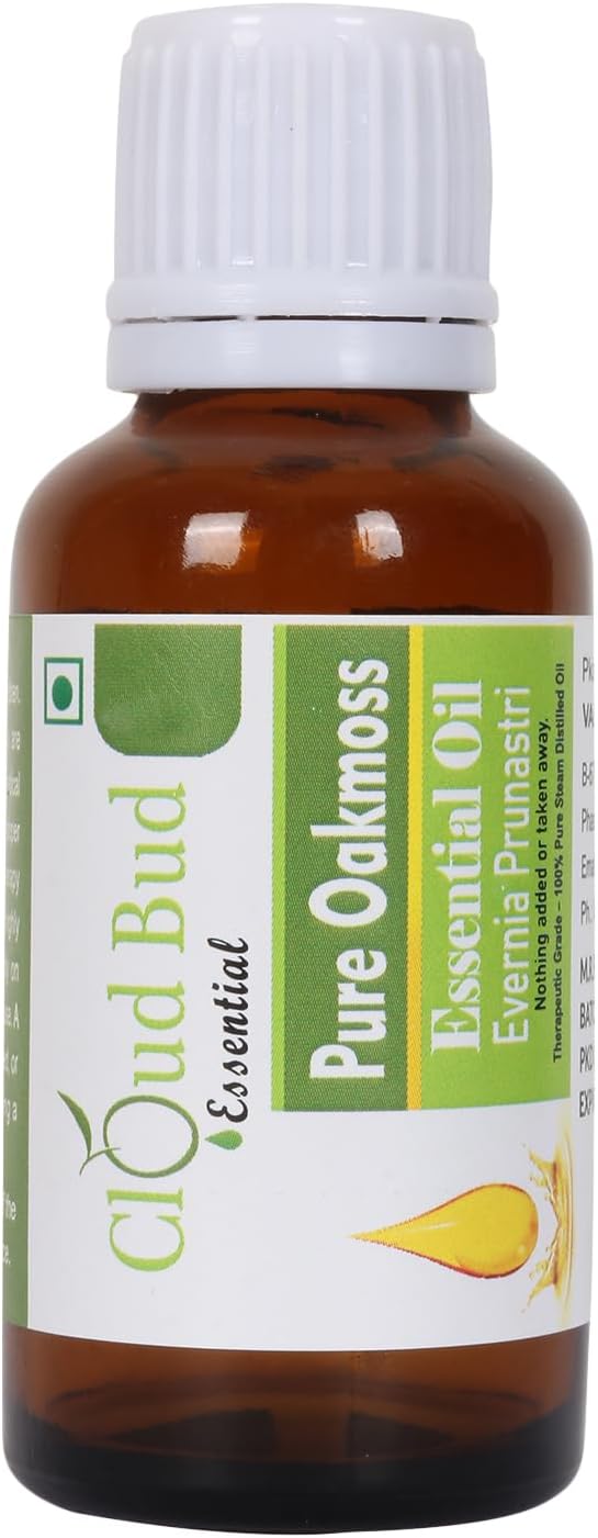 Pure Oakmoss Essential Oil 100ml 3.38oz Evernia Prunastri 100% Pure and Natural Steam Distilled