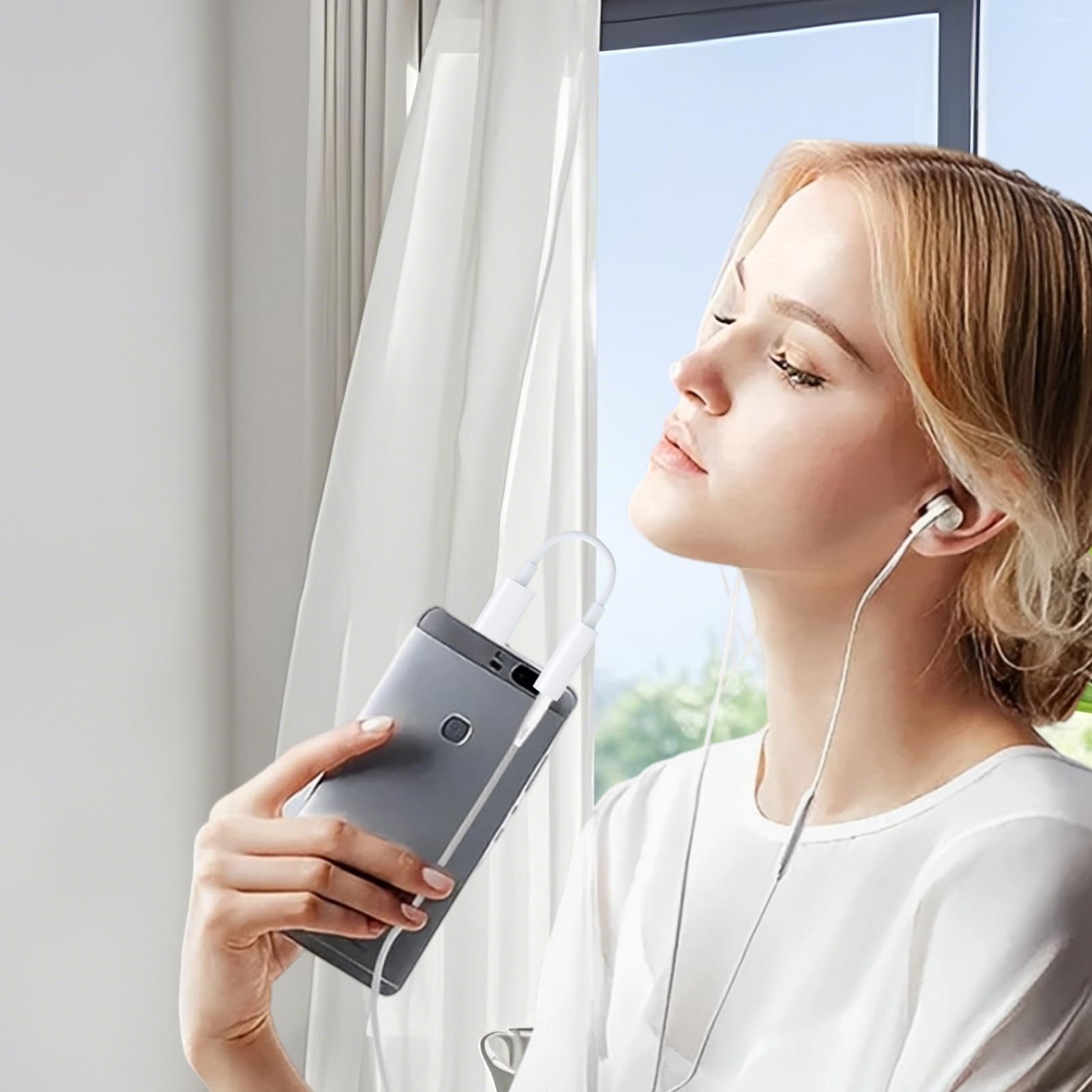 Adattatore Audio USB-C A Jack 3.5 Mm, Convertitore Plug-and-play Per Cuffie - Per Smartphone, Tablet, PC