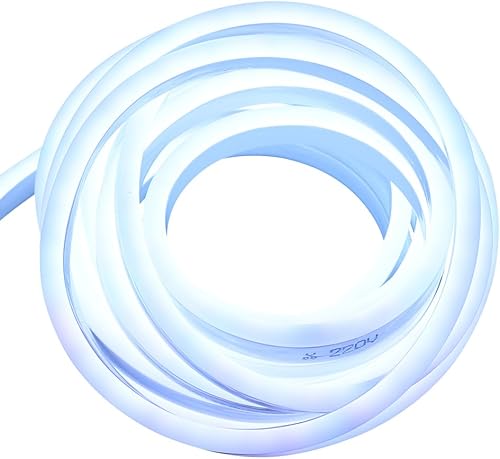 Xunata Cuerda de luz LED de neón de 328 pies, 110 V, impermeable, flexible, enchufe de EE. UU., 12000 unidades SMD 2835, tira de luces LED para