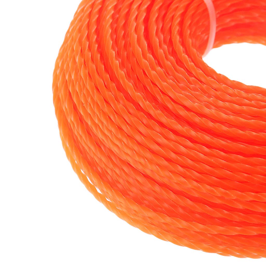 Lot De 3 Fils Nylon 1,30mm X 15m - Pour Tondeuse Débroussailleuse - Profil Rond - Rechange Coupe-herbe