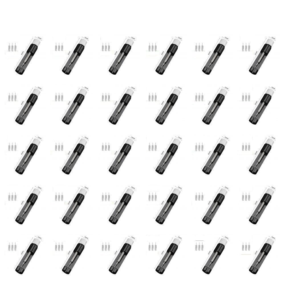 Uhrmacherwerkzeug Set Uhr Stripper Metall Kleine Runde Strap Adjuster Metall Gauge Metall Meter Regler Uhr-Reparatur Tisch Reparatur Werkzeug Uhrenwerkzeug (Color : 30sets)
