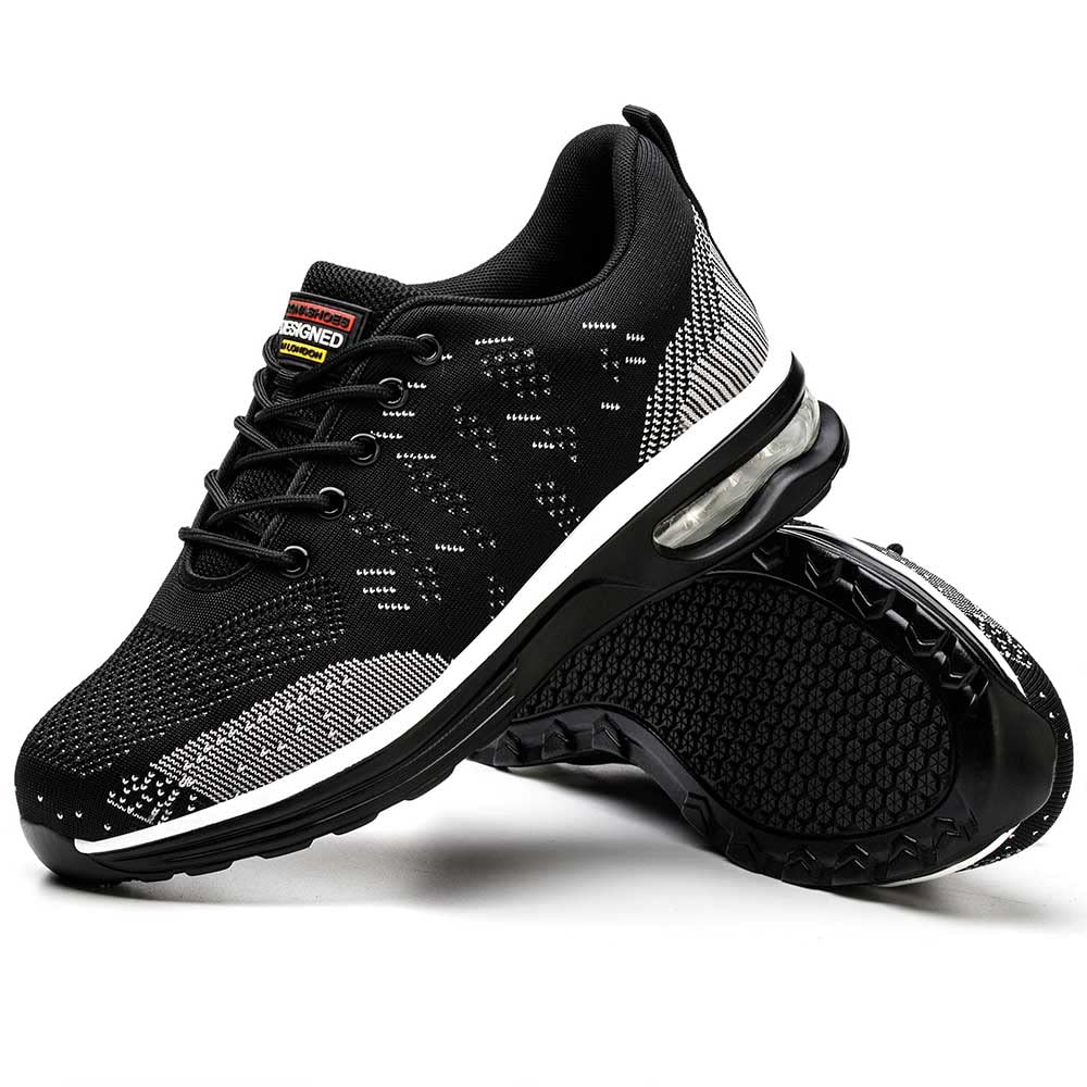 Rona Shoes Chaussures de Sécurité Baskets de Sécurité Chaussure de Travail Légère Confortable Femme Homme