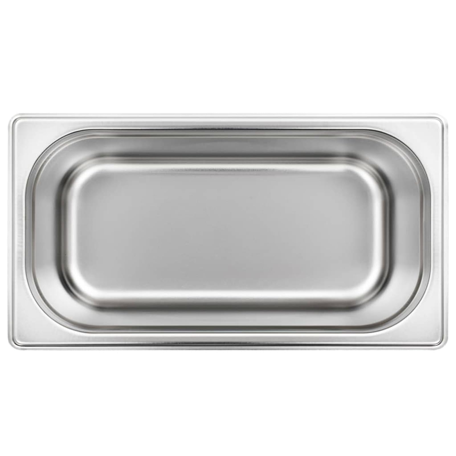 Gastronorm GN 1/1 150 mm in Acciaio Inox antiruggine Facile da Pulire Lavabile in lavastoviglie Contenitore per Alimenti Utensili da Cucina Vassoio Porta Snack