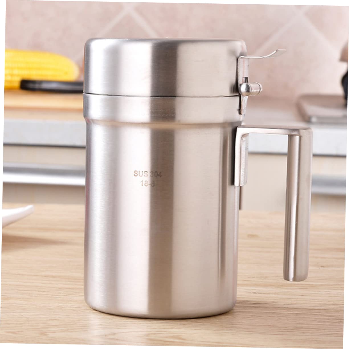LIFKOME Botella Dispensadora De Aceite De Cocina Recipiente Para Vinagre y Salsa De Soja Aceitera Práctica Para Cocinar Restaurantes y Barbacoas Dispensador De Aceite