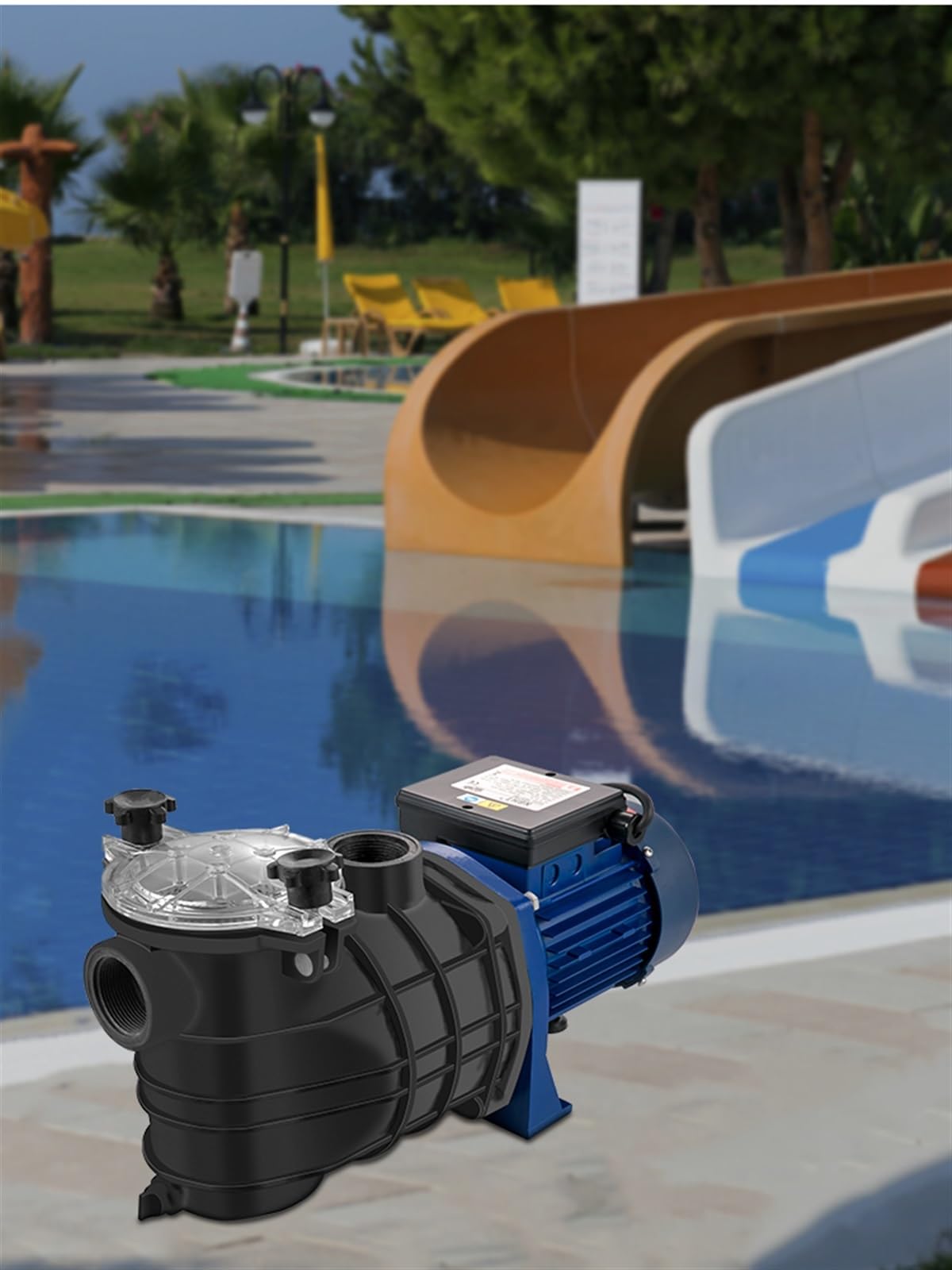1H-P Pompa for Piscina Pompa for Piscina 15000 L/h 750W Pompa for Piscina Interrata/Fuoriterra for Acqua Pulita della Piscina Efficienza