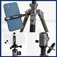 Vista 3 de Fotopro Sherpa - Trípode para cámara de 59.5 pulgadas, ligero, fibra de carbono, para viajes, compacto, monopie portátil con doble cabezal de bola