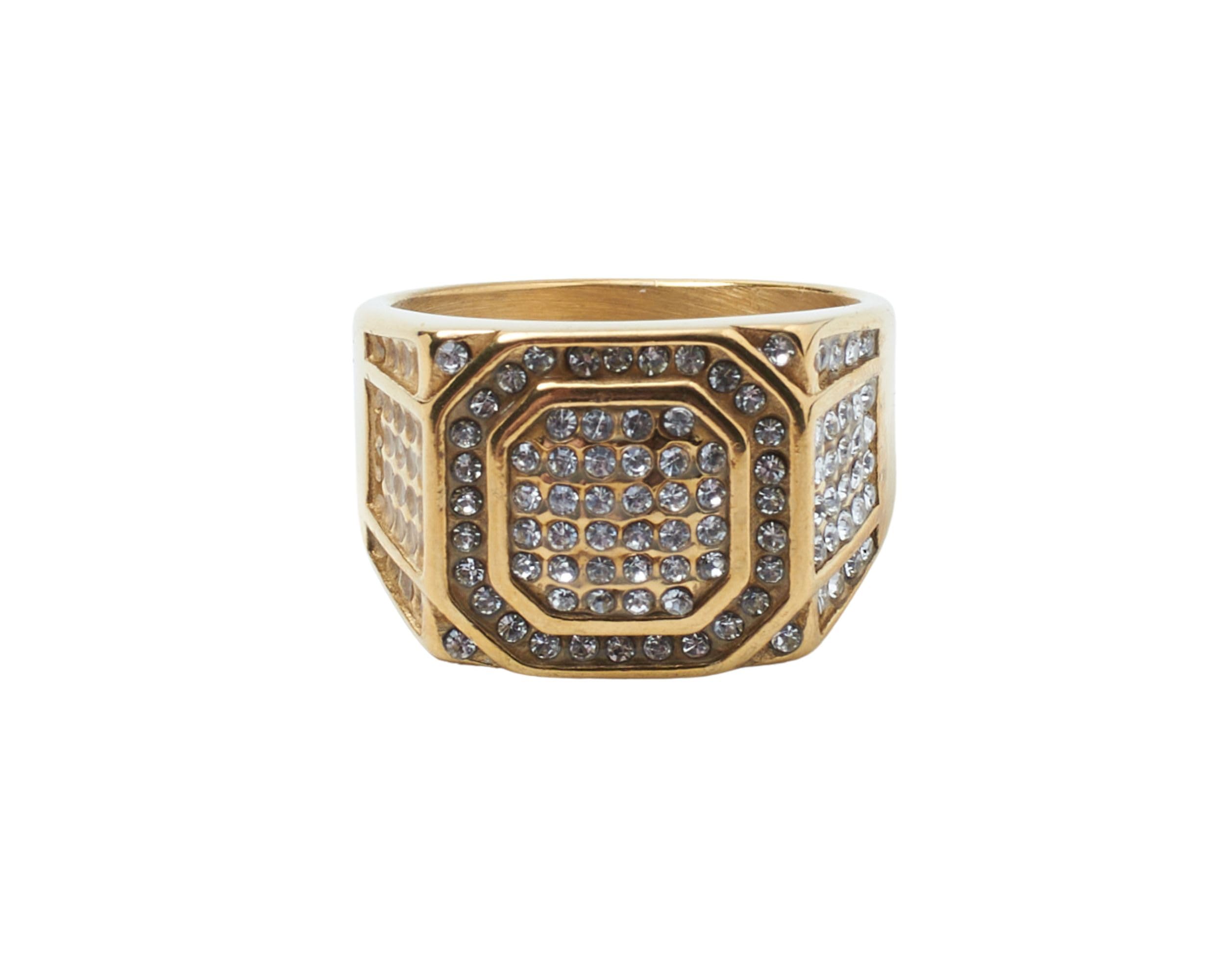 Salty Alpha Regal Finger Ring for Men & Boys | Stainless Steel | Stylish & Minimal | Birthday Gift | Aesthetic Jewellery | Accessories for Everyday Wear (B0CZJQJHJ7) Amazon Price History, Amazon Price Tracker