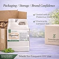 Vista 6 de Aceite esencial de menta 100% puro, sin cortar, 16 onza