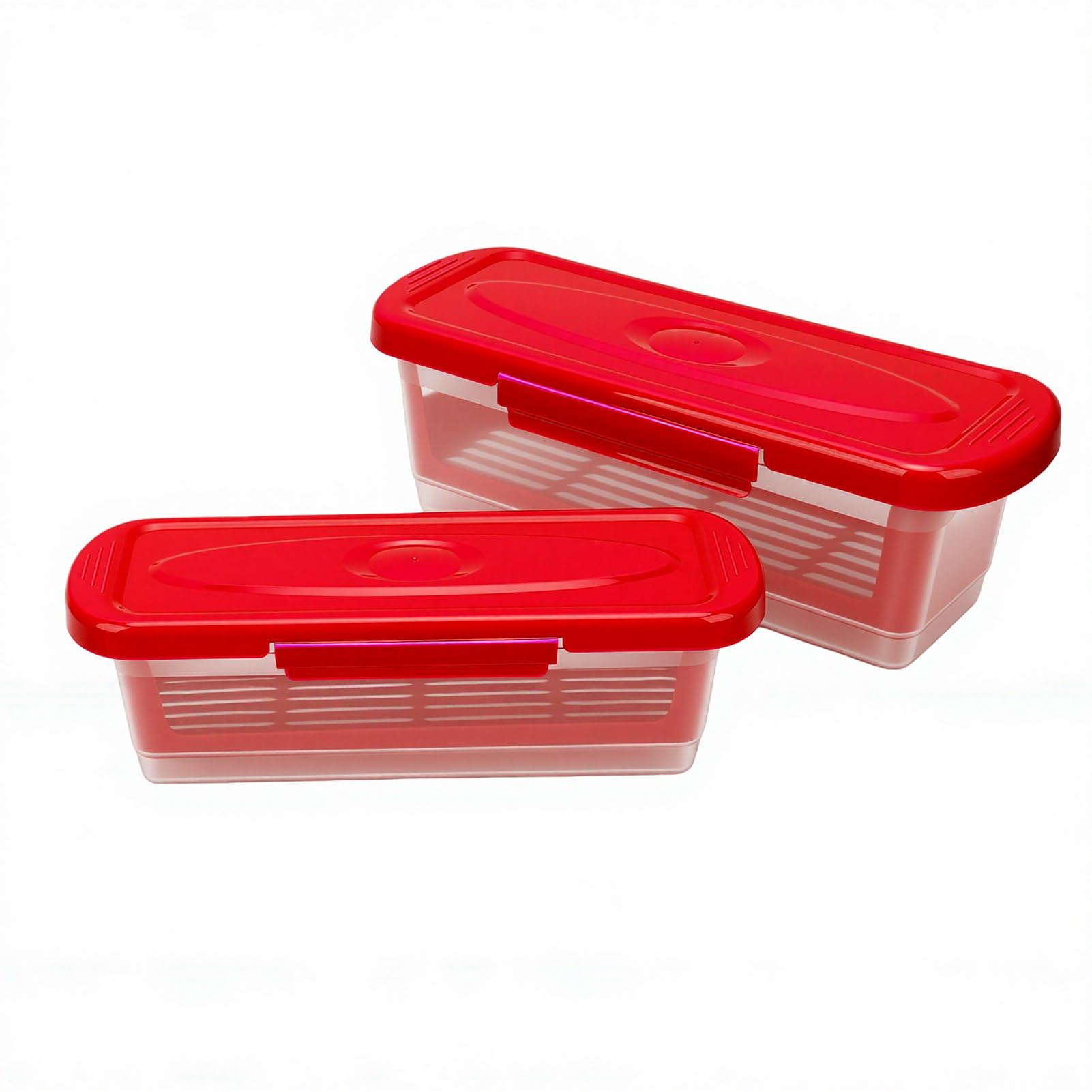 Matybobe 2 Piezas Reutilizables Tazones de Batería con Tapas para