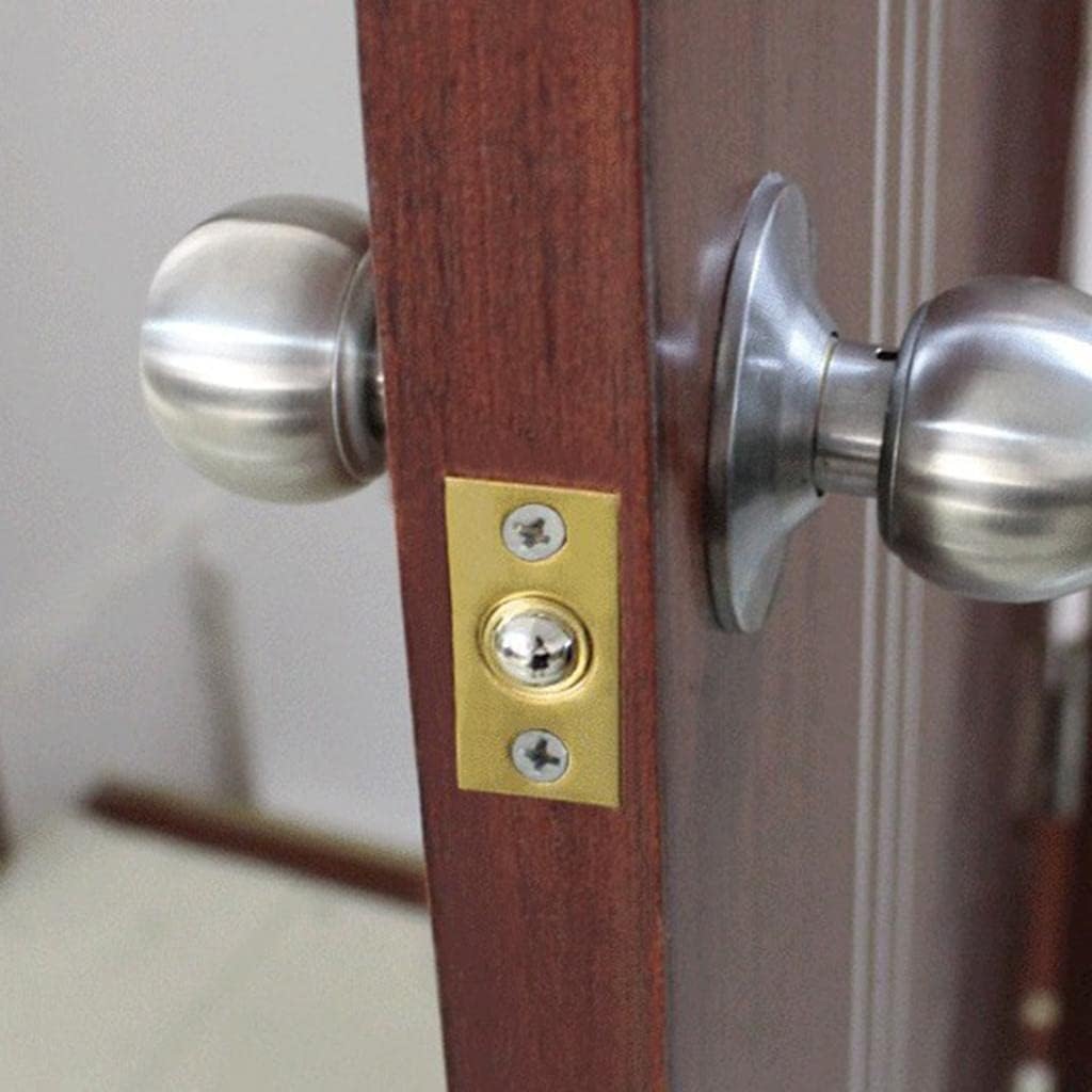 Loom Tree® Stainless Steel Roller Ball Catch Mortice Lock Door Cupboard Spring Latch Chrome