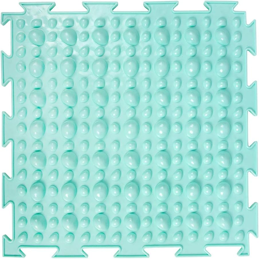 Sensory Mat Module Set of Massage Game Mats Orthopedic Massage Puzzle Floor Mats (Light-Colored)