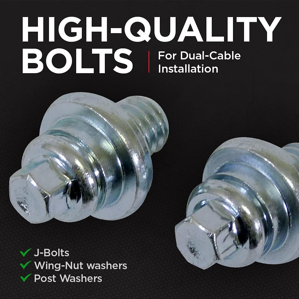 Schumacher BAF-STB Side Terminal Bolts - Dual Cable Installation : Automotive