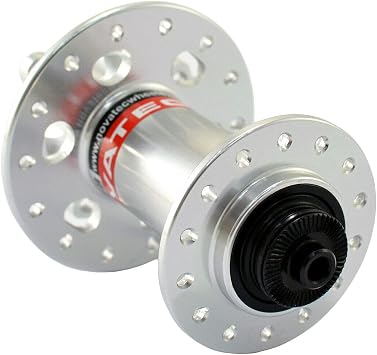 JOY INDUSTRIAL NOVATEC D791SB + D792SB MTB 28 Hole Disc Hubs w/Skewers,1 Pair, Silver, NA2357