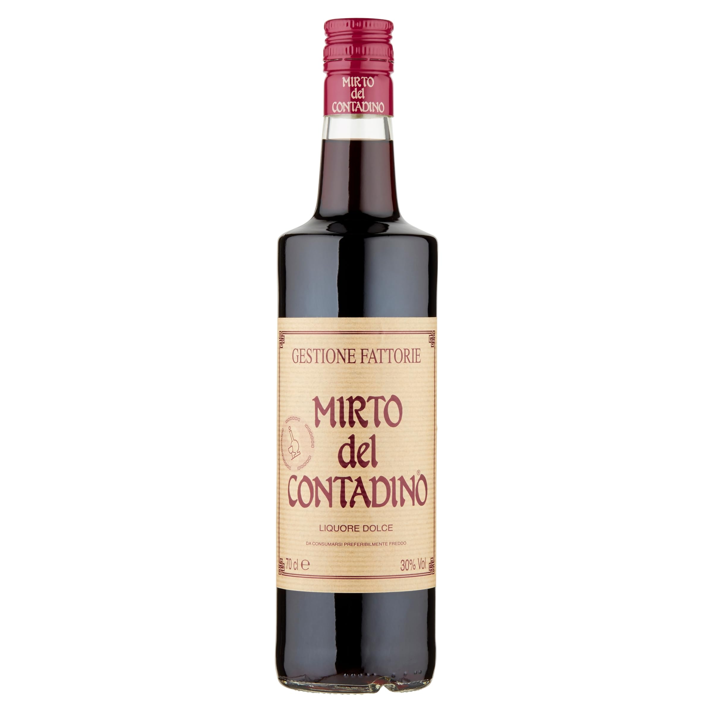 liquore sardo mirto rosso del contadino 70cl