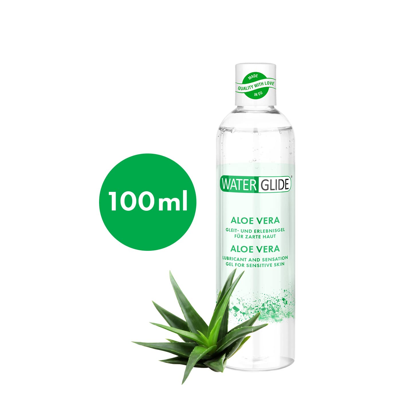 plug anal led Waterglide Aloe Vera Massage- und Gleitgel | Kondomfreundlich &  Hautfreundlich | Länger Anhaltende Wirkung | 100 ml Gel für Sex und  Sexspielzeug | Dermatologisch getestet