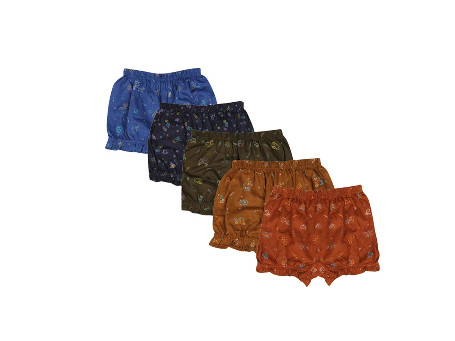 yellow chilli Soft and Smooth Women's Printed Bloomer Multicolor Panties A Comfort wear - Pack of 5 [Color MAYVARY]-picture-35