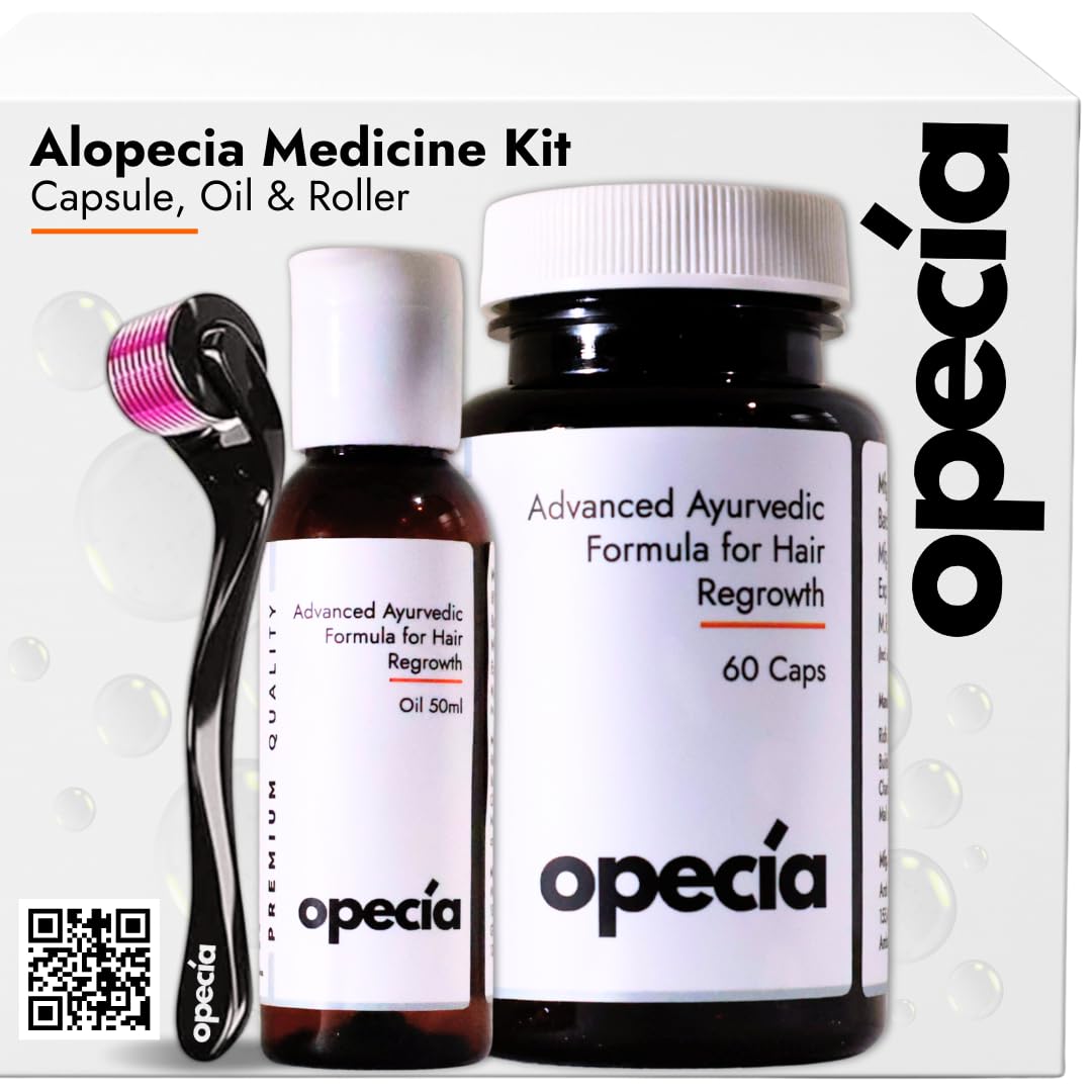 Alopecia Areata Treatment Medicine Kit – Best Natural Solution for Hair Patch, Hair Regrowth & Scalp Nourishment-image-44