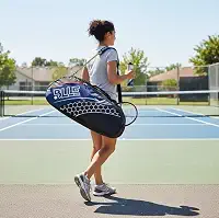 Raqueteira Mochila 3 Raquetes Tennis, Beach Tennis Badminton