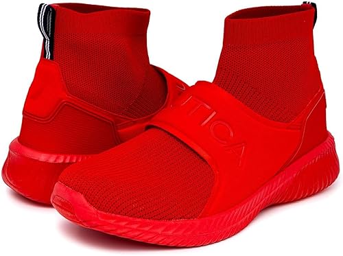 Miniatura 6 de Nautica Tenis altos para hombre con soporte extra en el tobillo (sin cordones y con cordones)