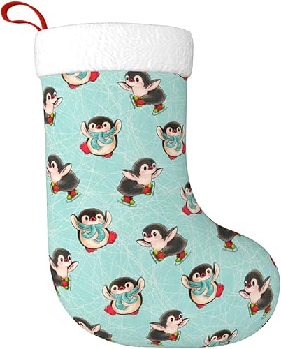 Miniatura 10 de Calcetín de Navidad de camuflaje grande, decoración de fiesta de Navidad, para colgar en la chimenea