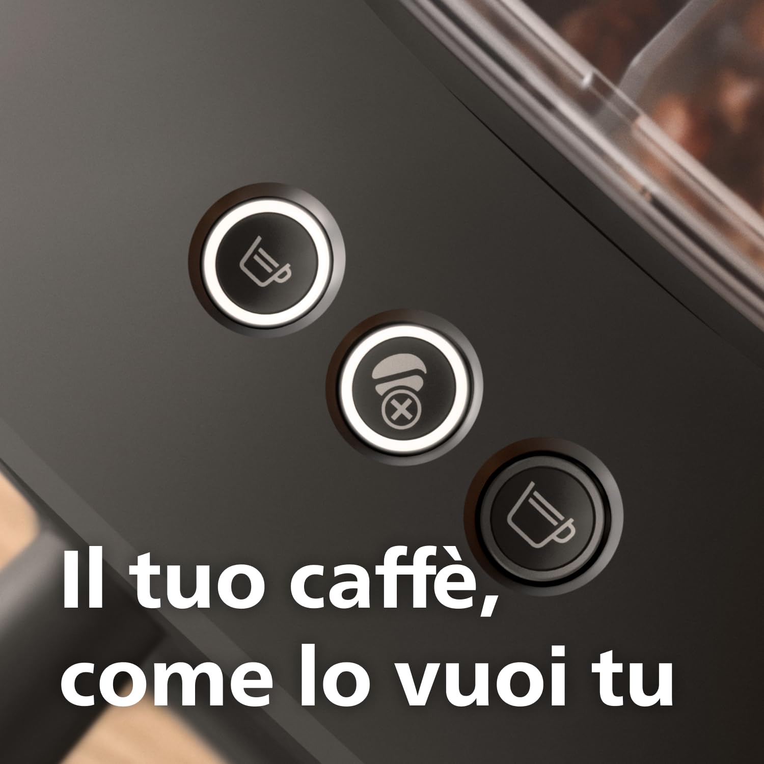 ‎Philips Baristina Macchina Espresso con macinatura, pressatura e preparazione automatica, 16 bar, per Espresso e Lungo, compatta, Nero con Portafiltro Nero, macinacaffè integrato BAR305/60