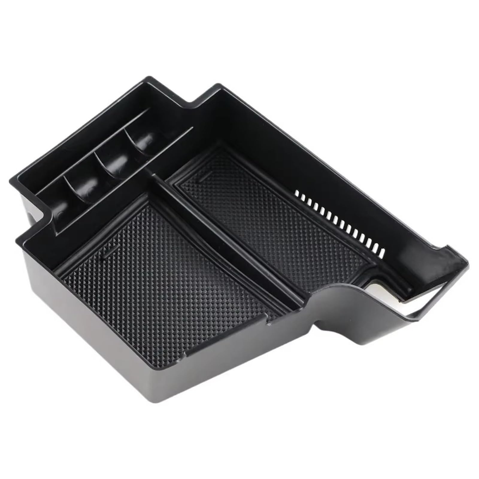 HNDZCYSMGS Boot Organiser Compatible With Volvo XC60 2018 2019 2020 2021 2022 2023 2024 Armrest Storage Box Central Container Organizer ABS Accessories