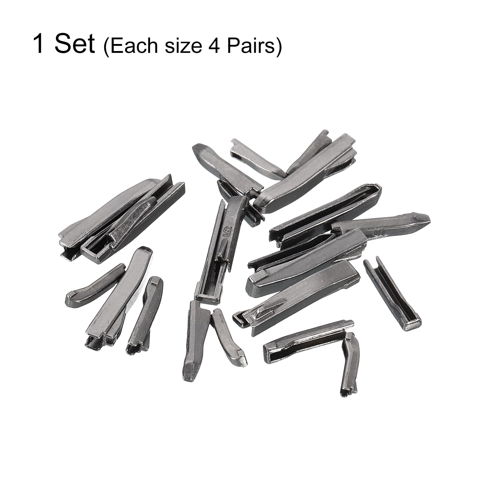 Kit Riparazione Cerniere Doppie Aperte - Perni Di Inserimento #5 Per Cappotti E Giacche - Foto 8