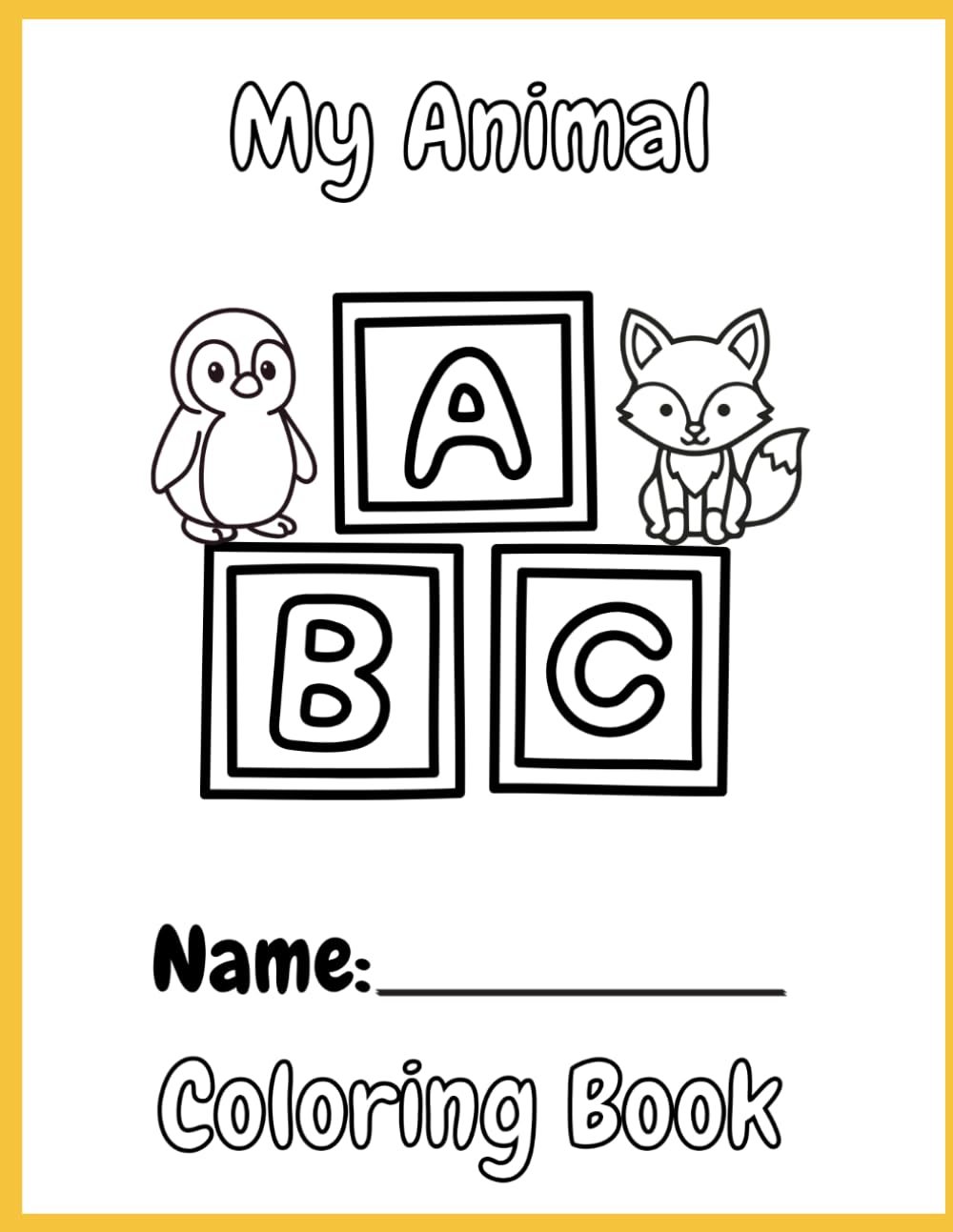 My Animal ABC's Coloring book