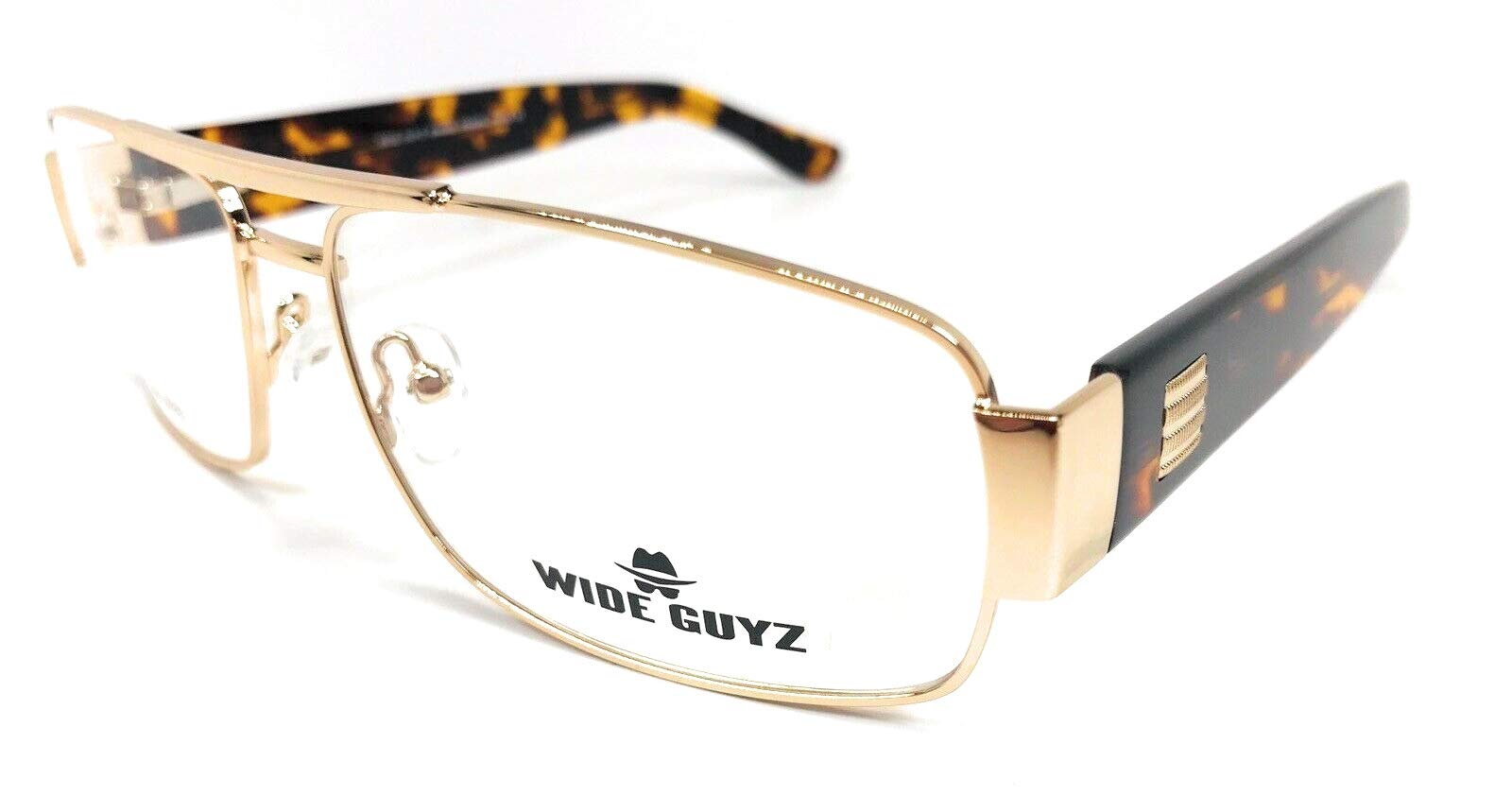 Wide Guyz Shank Yellow Gold 60-15-150mm For The Large Man (Yellow Gold Tortoise)