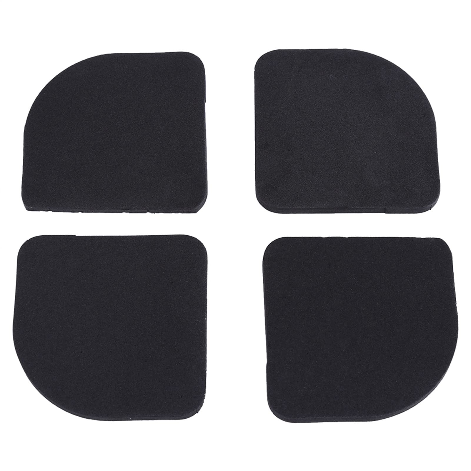 Premium EVA Anti Vibration Pads Set Of 4 Shock Absorbent Anti Slip Mats For Washing Machine And Refrigerator Black 70mm