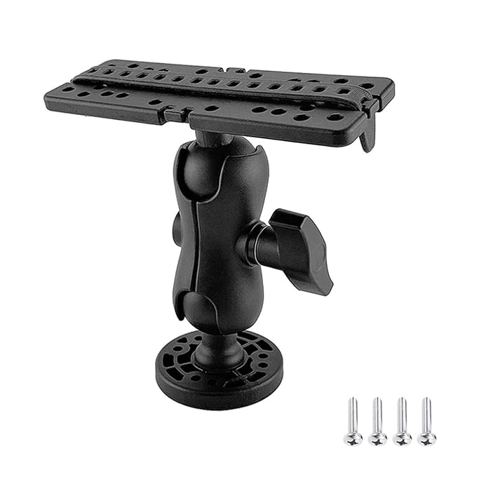 Buy GEZICHTA Fish Finder Mount Base 360 Degree Swivel Fishfinder Mount