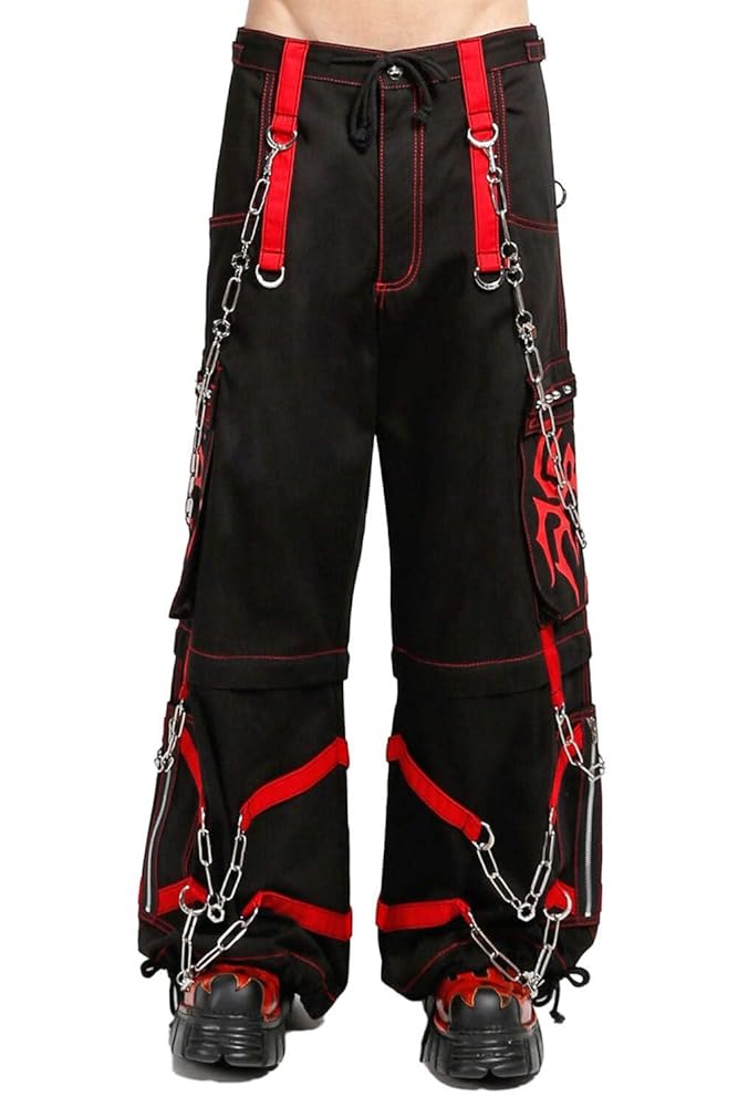 値下げ可】TRIPP NYC Electro Pant ブラック/レッド Tripp Electro