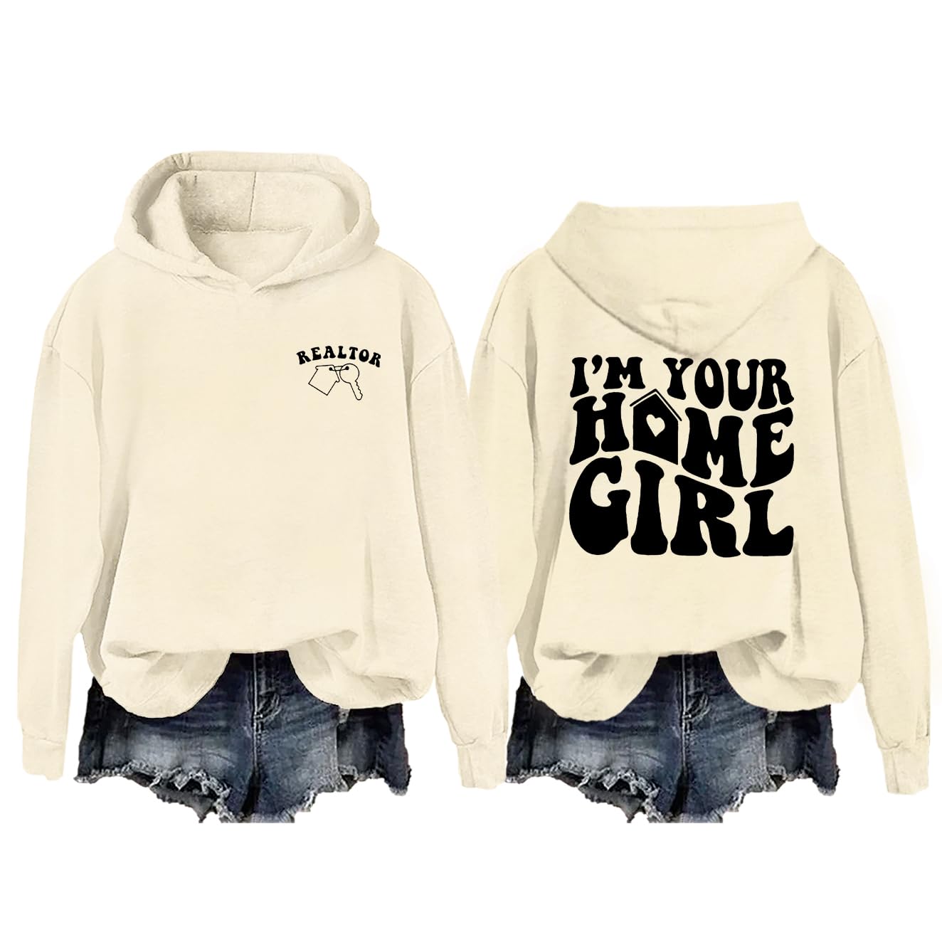 Realtor Shirts Women Realtor Shirt I'm Your Home Girl Real Estate Agent Sweatshirt