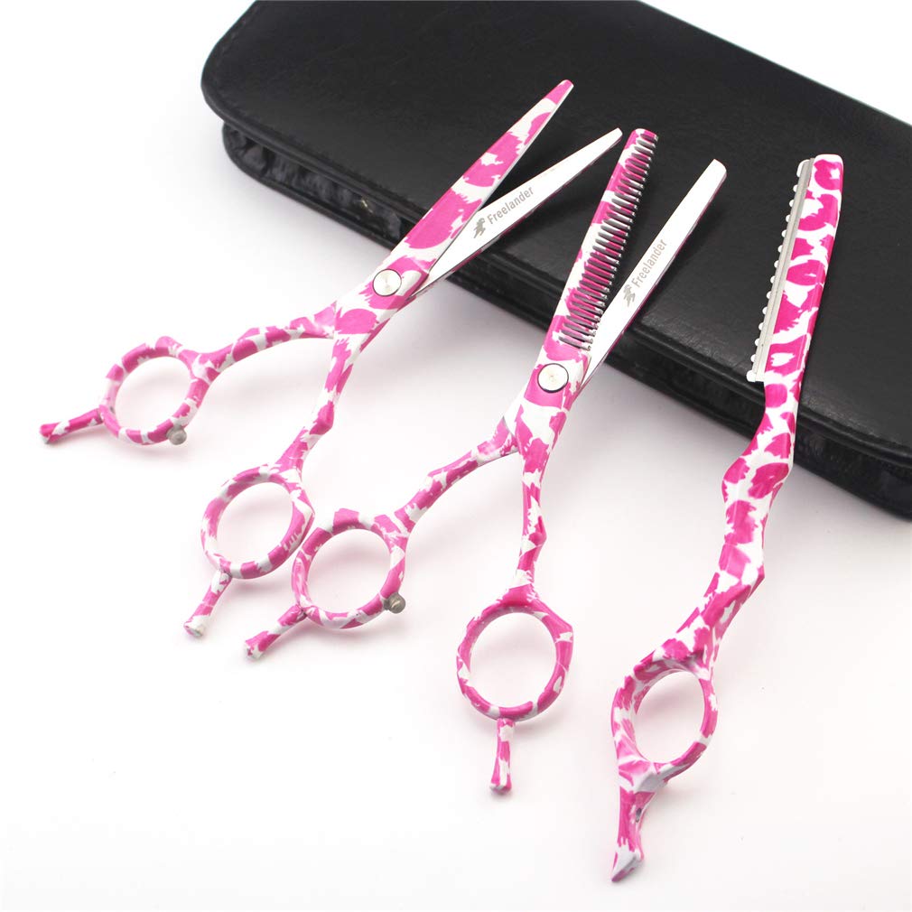 5,5 Pulgadas de Acero Inoxidable Tijeras de peluquería Profesional Conjunto Japonesa Peluquería Tijeras de Adelgazamiento Tijeras Mujeres de los Hombres de Pelo Uso en el hogar del Peluquero
