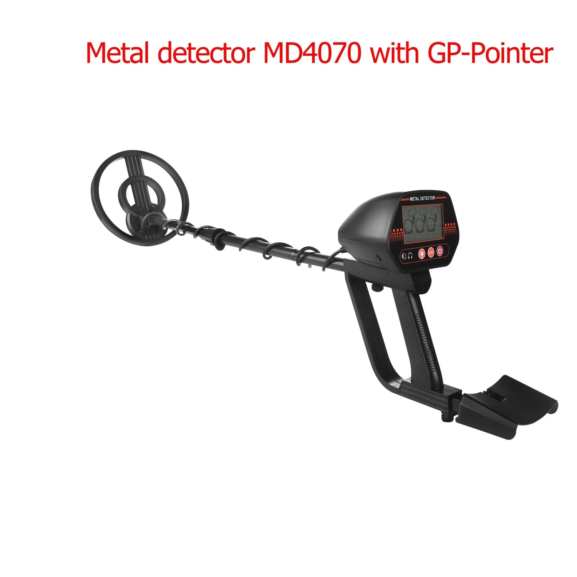 MD4070 Wykrywacz skarbów PinPointer metali Skaner głębinowy o wysokiej precyzji złota Wodoodporny Wysoka prędkość blokowania(With GP-point)