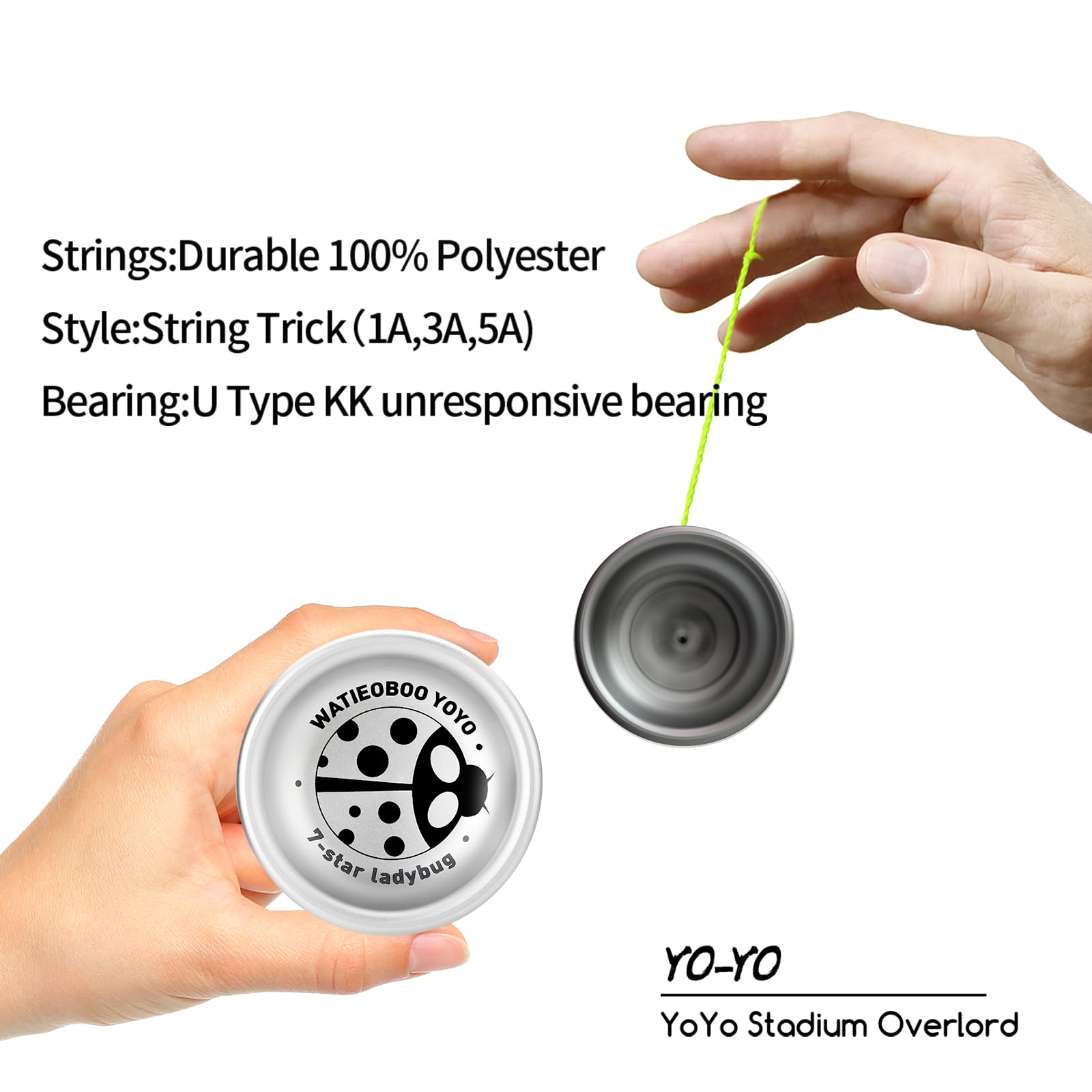 Amazon | WATIEOBOO メタルヨーヨープロフェッショナル、反応