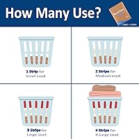 Vista 6 de Hojas de detergente ecológicas para ropa, tamaño de viaje, sin líquido, hojas de jabón NeatClear Sin desorden y ahorro de espacio, ideal