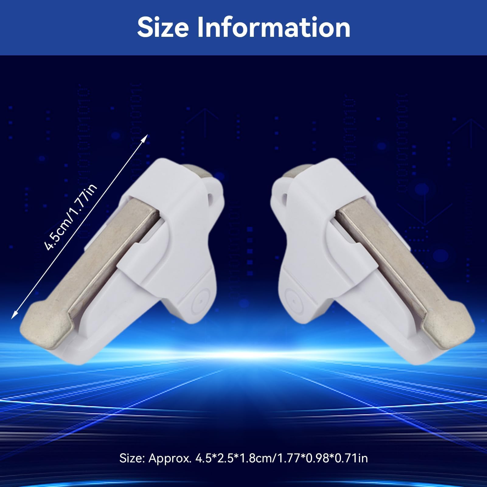 Agatige Trigger di Gioco, Controller di Gioco Mobile Pulsanti Gaming Trigger Joystick Portatili Game Pulsante PUBG per Cellulare Telefono Smartphone da 4-7 pollici con Spessore di 6-11 mm