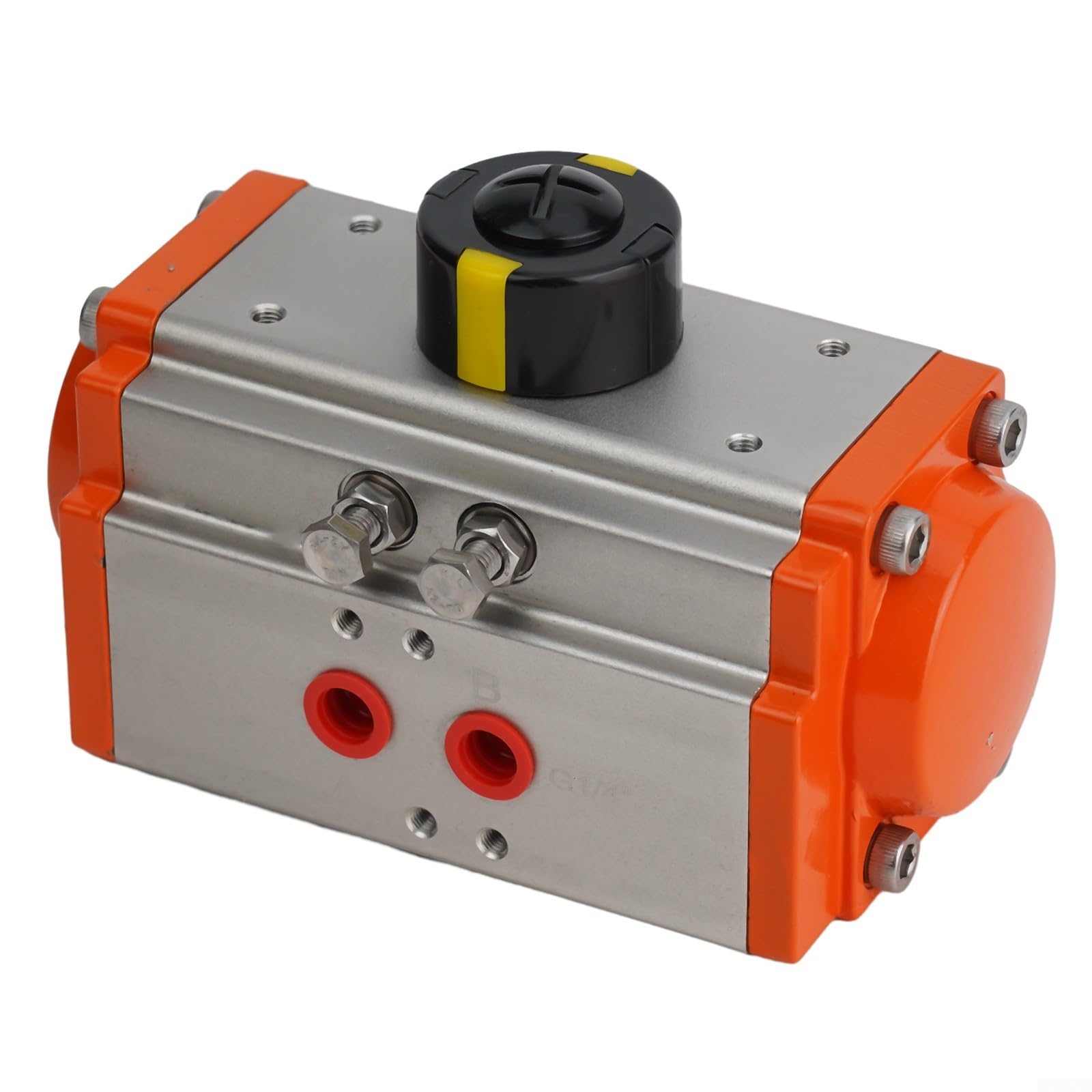 Actuador neumático para la serie GT/AT, ángulo de rotación de 90 °, actuador neumático de doble efecto de válvula de bola para automatización industrial y sistemas de control de procesos (AT-52)
