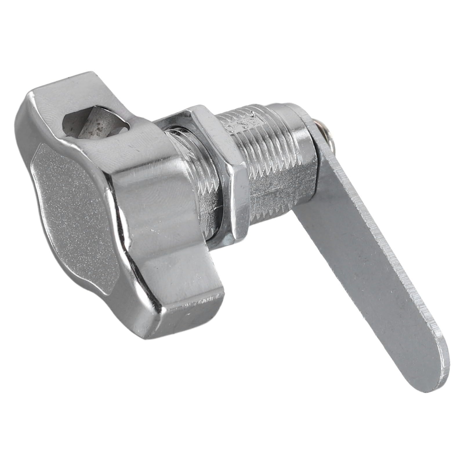 Keyless Cabinet Cam Lock Zinc Alloy Thumb Turn Lock for Cabinet Door Mailbox Cupboard Drawer Locker Closet Furniture Hardware (25mm)