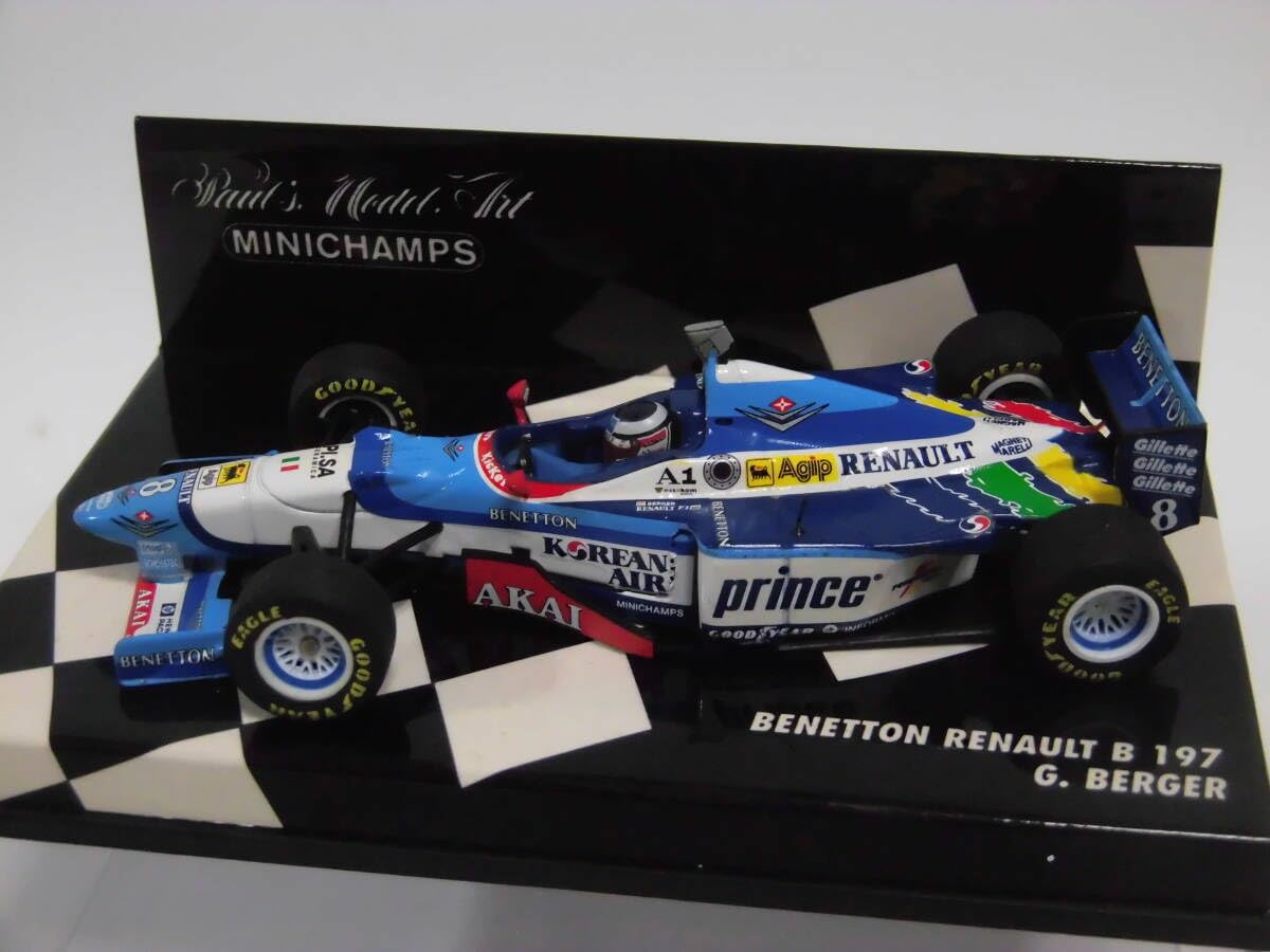 Amazon | 1/43 ベネトン B197#8 ゲルハルト ベルガー 1997 最後の優勝