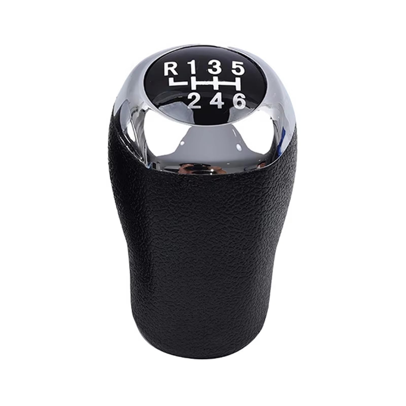 Jjrfvbgt Bright Silver Car Speed Gear Shift Knob Compatible With Hyundai For Verna For Accent For Solaris Hatch Back 2011 2012 2013 2014 2015 2016 Car Gear Shift Knob 6 For Speed Manual