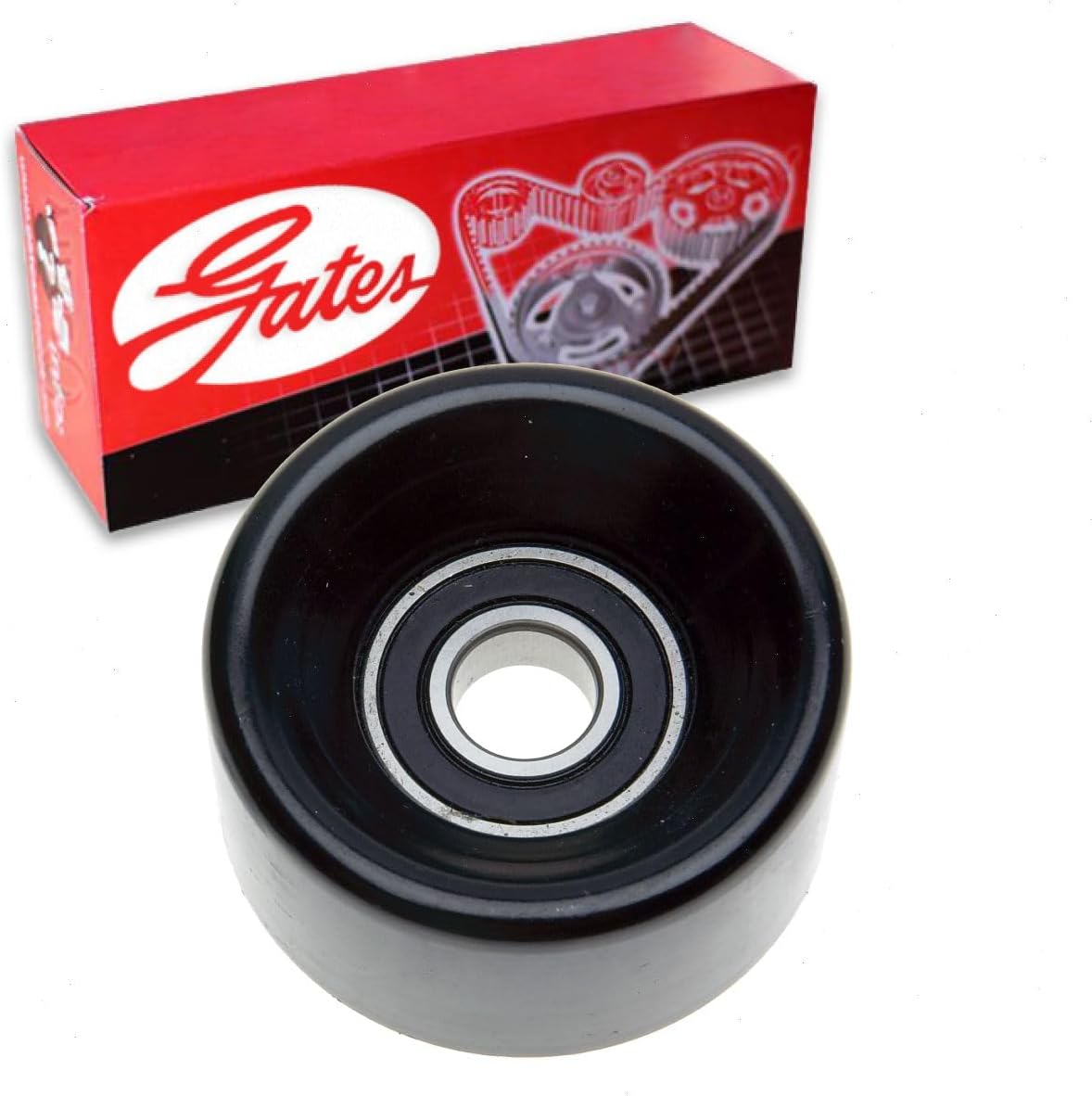 Gates DriveAlign Drive Belt Tensioner Pulley compatible with Honda Accord 2.4L L4 2003-2012