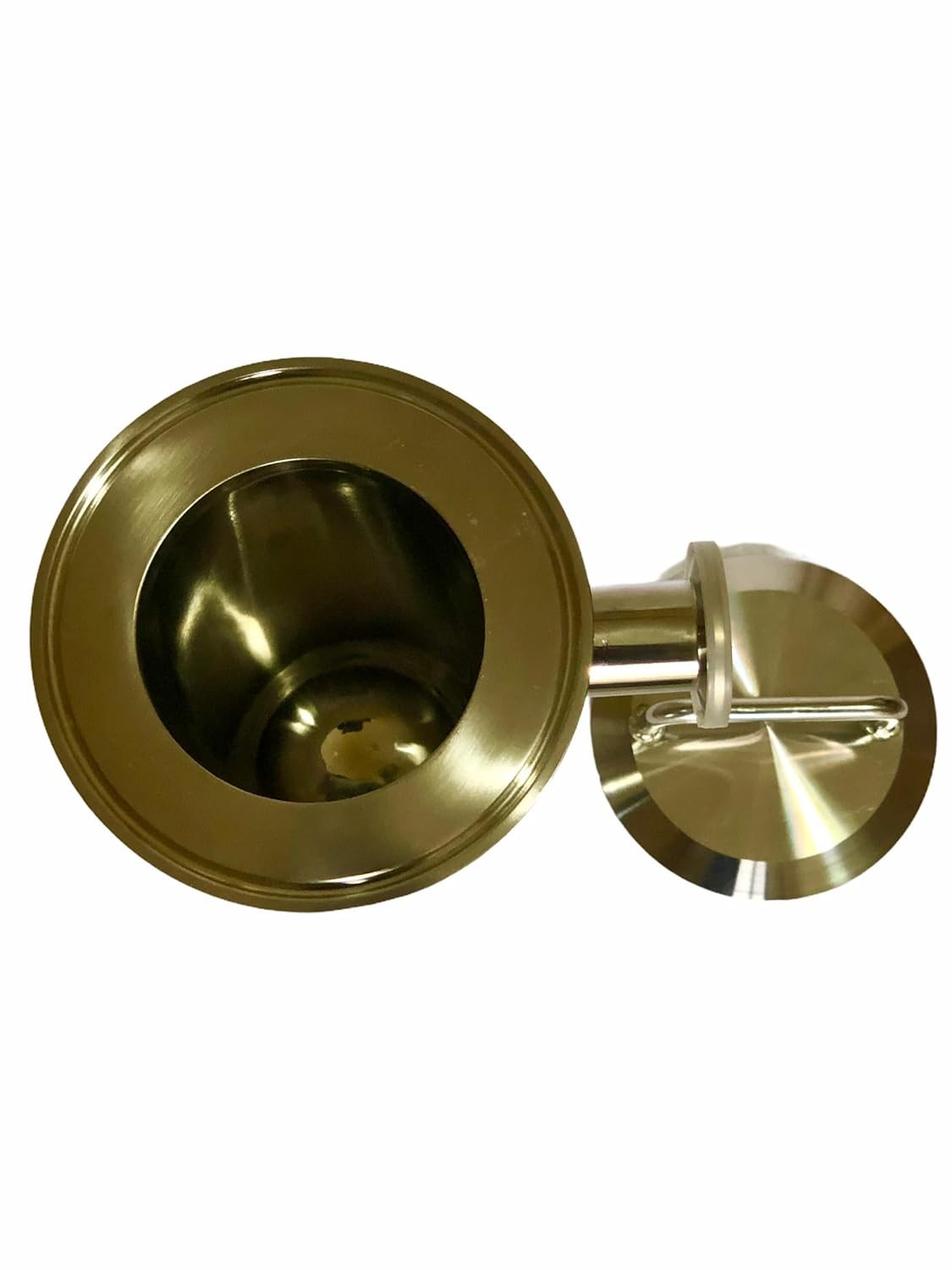 QSP 1L 3 Port KF-25 Stainless Steel Cold Trap Wide Bore Cold Trap by Quality Stainless Parts