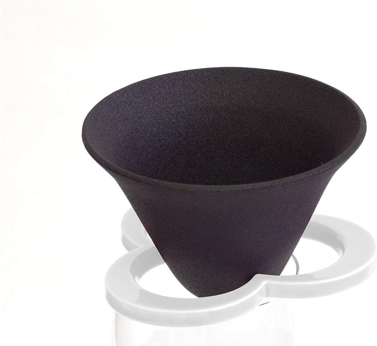 Japanese Ceramic Coffee Dripper & Reusable Filter, Arita