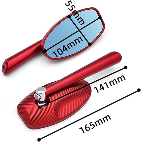 Miniatura 5 de Motorcycle Rear View Mirror Moto Side Mirrors for Yamaha TDM 900 850 Mt125 Mt03 Mt01 Mt 125 03 01 Xt660