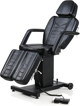 TATARTIST Electric Tattoo Chair Portable Client Tattoo Table Spa Bed Massage Table Facial Chair Dental Chair Tattoo Studio Salon Equipment Black