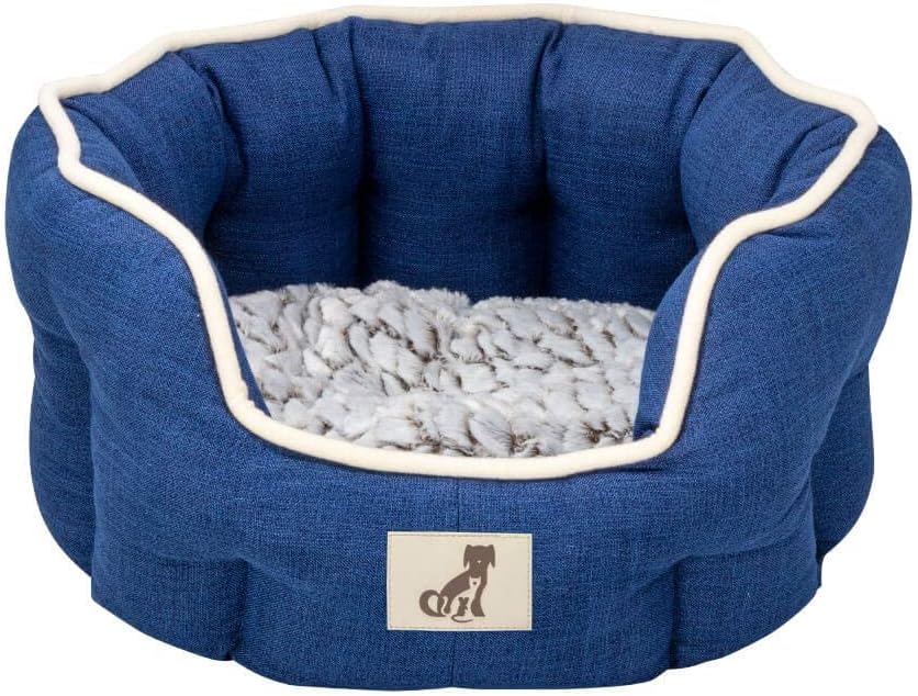 allpetsolutions Alfie Range Dog Bed Warm, FleeceLined Machine Washable Dog Bed with Raised