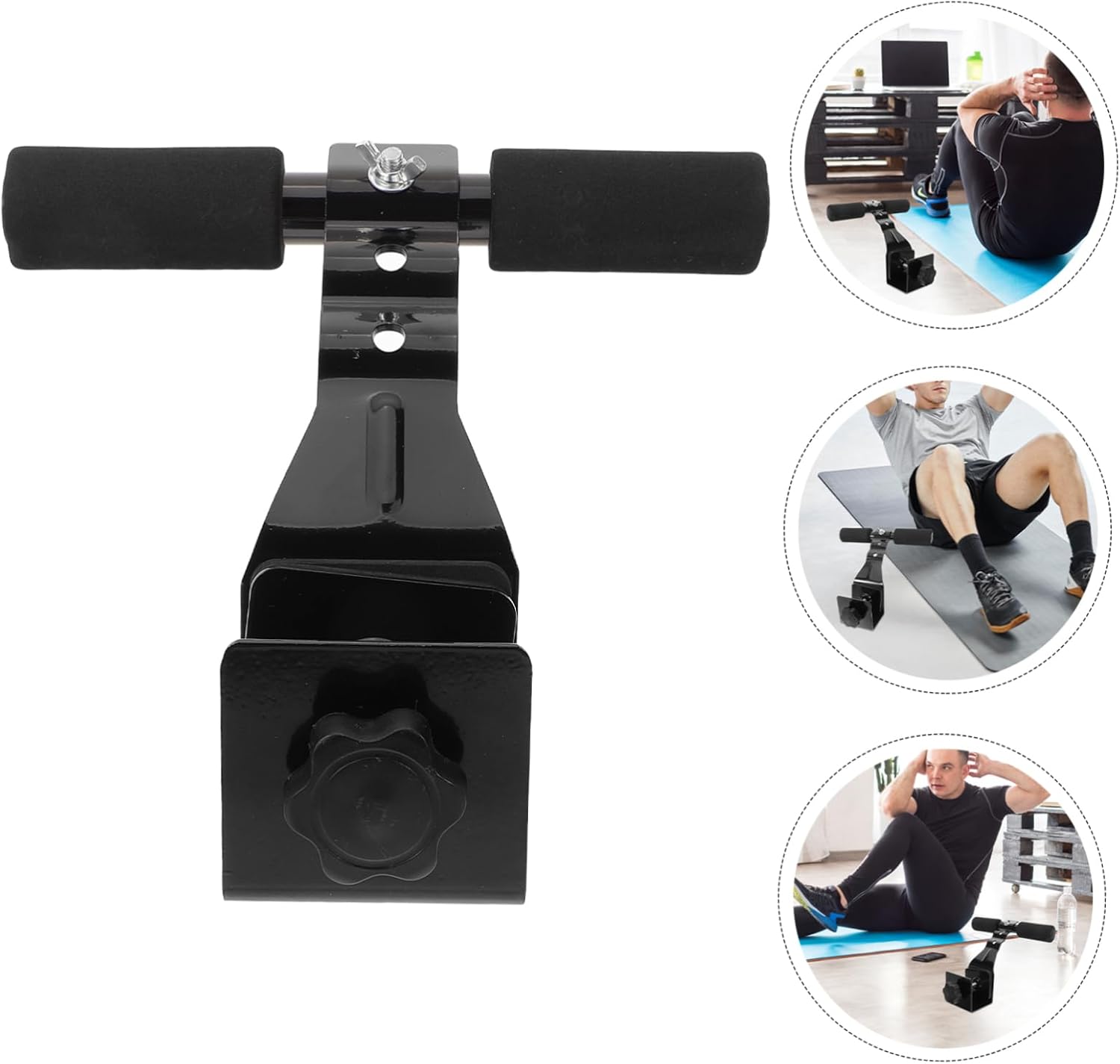 Ergonomic Sit-up Aid Device Abdominal Strength Training Bar for Home Workouts