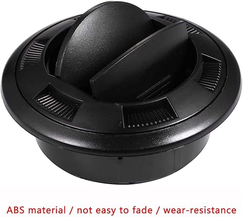 Miniatura 8 de Salida redonda de aire acondicionado con rejilla deflector de ventilación universal para RV, autobús, coche de pasajeros, autobús con ventilación de